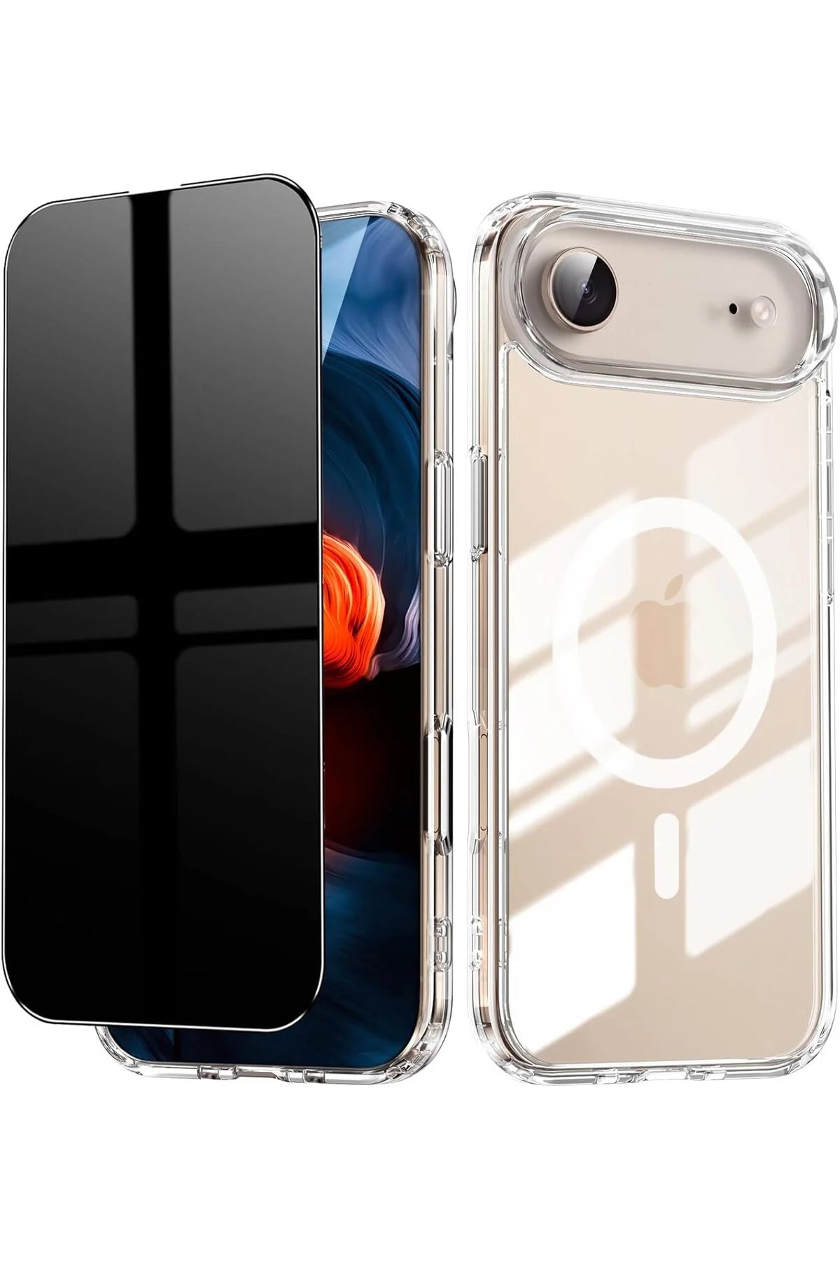 Iphone 17 Air Case, Magnetic Charging Cover and Ghost Screen Protector