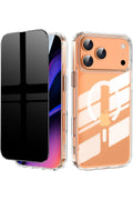 Iphone 17 Pro Max Case with Magnetic Charging Cover and Ghost Screen Protector