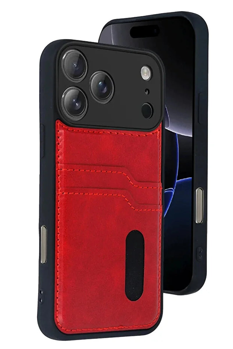 Iphone 17 Pro Max Leather Wallet Case with Card Slots PU Flip Cover, Magnetic Closure, Shockproof Protective Phone Case