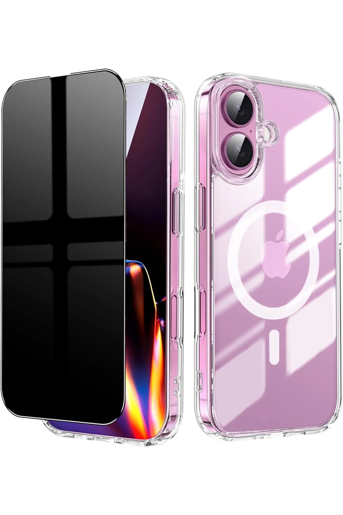 Iphone 17 Case Magnetic Charging Cover and Ghost Screen Protector