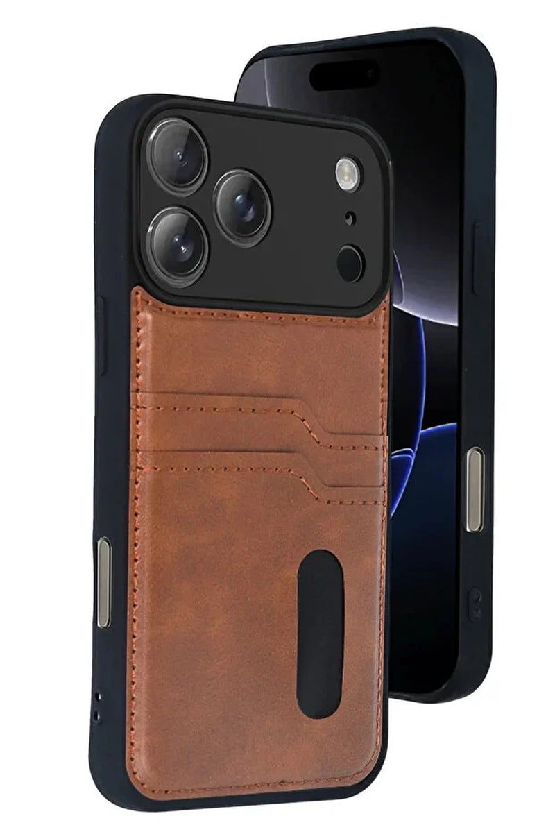 Iphone 17 Pro Max Leather Wallet Case with Card Slots PU Flip Cover, Magnetic Closure, Shockproof Protective Phone Case