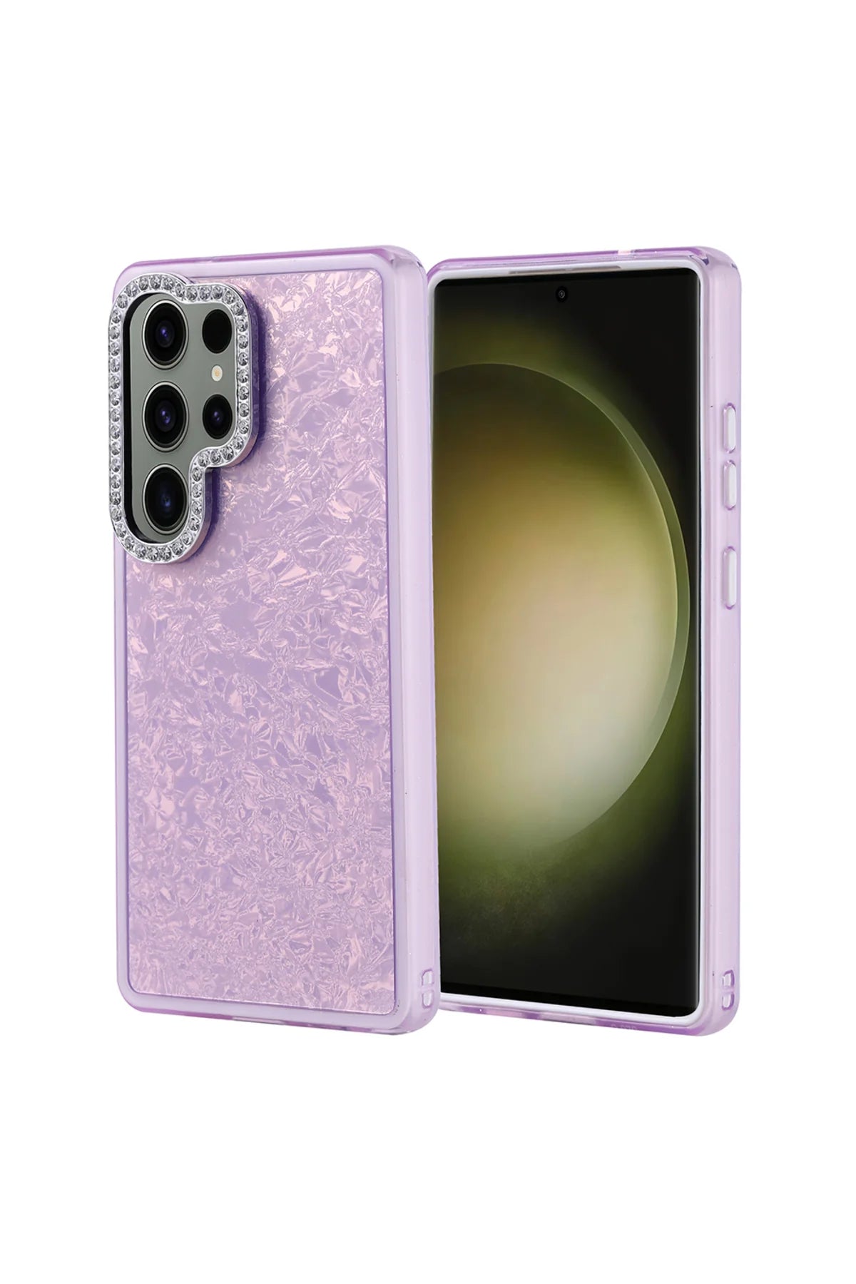 Samsung Galaxy S25 Ultra Case Door Diamond Stone Pattern Cover